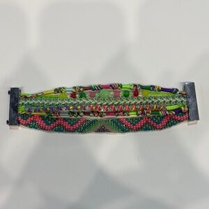 Multicolor Woven Bracelet Magnetic